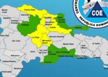 Cinco provincias en alerta amarilla por las lluvias