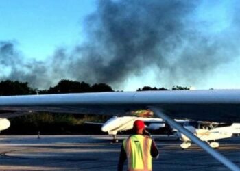 Tragedia aérea en avión privado cerca del aeropuerto Las Américas deja nueve fallecidos