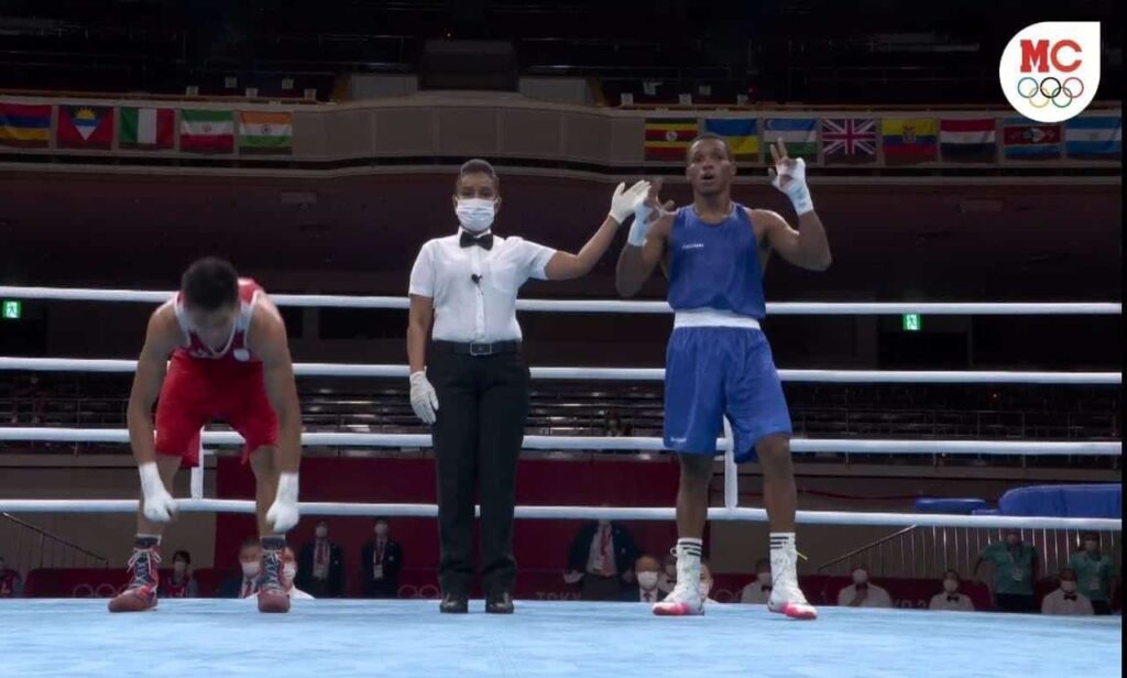 boxeador dominicano euri la bazuca cedeno pasa a cuartos de finales tokyo 2020 1627555056 b