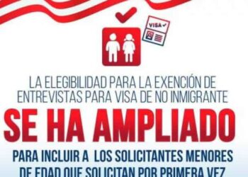 Dominicanos menores de 13 años podrán solicitar visa americana sin entrevista