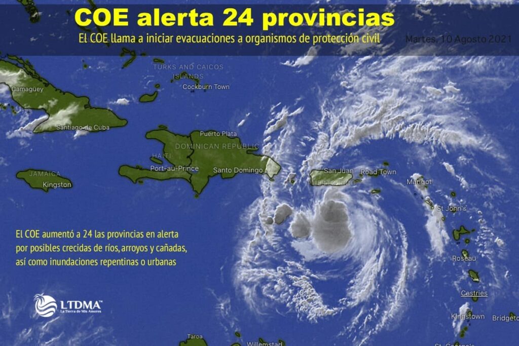 en alerta 19 provincias y el dn por potencial ciclon tropical 1628651107 b