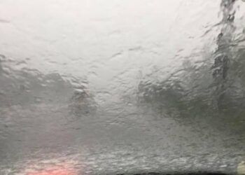Granizada y lluvias registradas en Mao