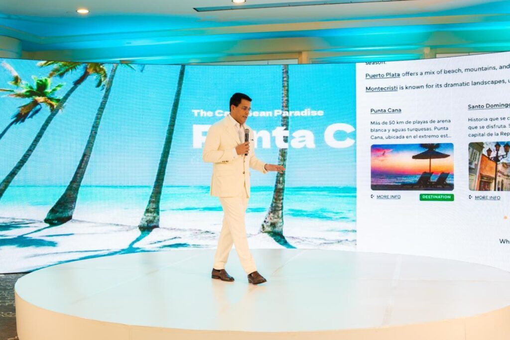 turismo República Dominicana, plataforma inteligencia artificial turismo, innovación turística RD, experiencia personalizada viaje RD, destinos turísticos RD, tecnología en turismo dominicano