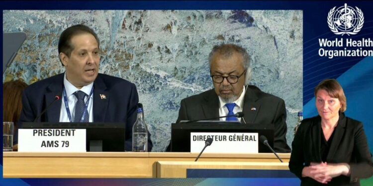República Dominicana, Asamblea Mundial de la Salud, Víctor Atallah, salud pública, OMS, diplomacia internacional