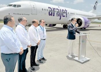 Arajet, aeronave número 16, Aeropuerto Internacional del Cibao, conectividad aérea República Dominicana, desarrollo turístico RD, Pico Diego de Ocampo