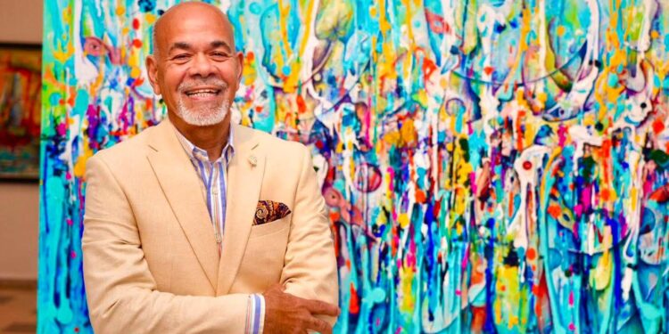 Bladimir Díaz, arte dominicano, exposición de arte, arte plástico, cultura dominicana, Abstracciones y Figuraciones