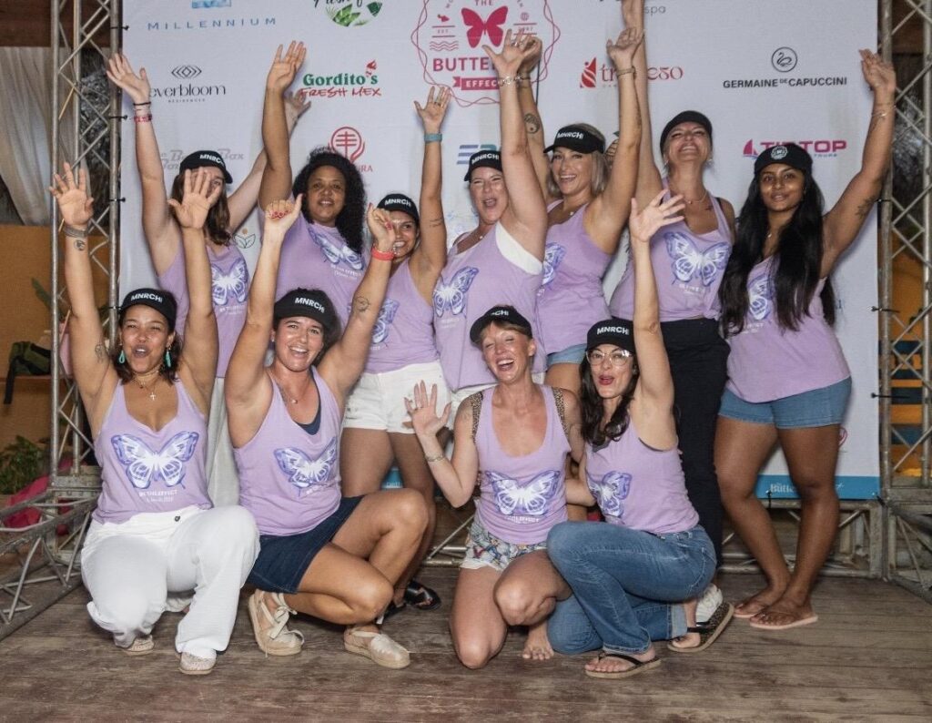 Cabarete Butterfly Effect, empoderamiento femenino RD, liderazgo femenino República Dominicana, bienestar y deporte en RD, evento social Cabarete, mujeres líderes RD
