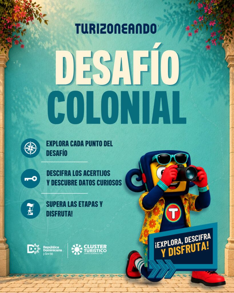 Desafío Colonial, turismo cultural Santo Domingo, Ciudad Colonial República Dominicana, turismo interactivo RD, patrimonio cultural dominicano, plataforma turística digital