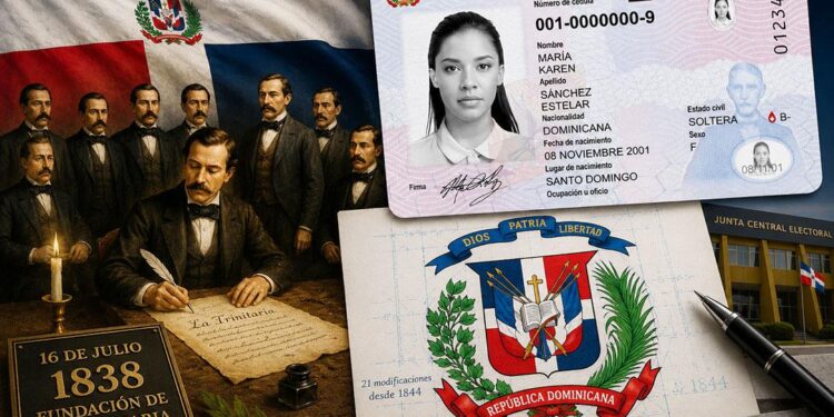 Escudo Nacional República Dominicana, historia Escudo Nacional dominicano, símbolos patrios RD, nueva cédula dominicana, Juan Pablo Duarte y La Trinitaria, identidad nacional dominicana