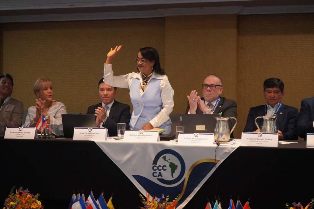 Eufracia Gómez Morillo, CCC-CA, cooperativismo República Dominicana, liderazgo cooperativo latinoamericano, integración cooperativa América Latina, desarrollo cooperativo regional
