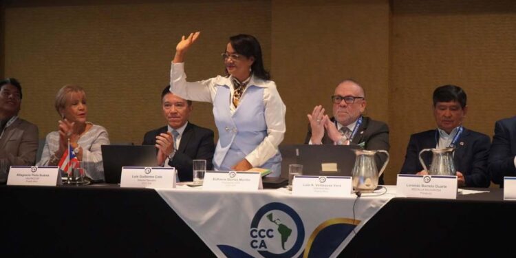Eufracia Gómez Morillo, CCC-CA, cooperativismo República Dominicana, liderazgo cooperativo latinoamericano, integración cooperativa América Latina, desarrollo cooperativo regional