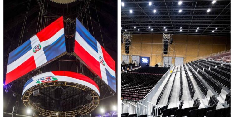 conciertos en República Dominicana, escenarios musicales RD, Arena Santo Domingo, Estadio Olímpico Félix Sánchez, infraestructura para conciertos RD, música y cultura dominicana