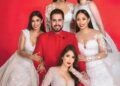 Luis Domínguez diseñador dominicano, vestido de novia Tania Medina, moda nupcial República Dominicana, diseño dominicano internacional, flor dalia simbolismo, Joselo Franjul estilista dominicano