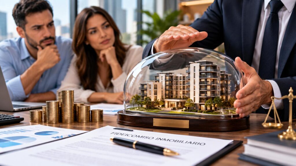 fideicomiso inmobiliario, fideicomiso en República Dominicana, inversión inmobiliaria RD, protección comprador bienes raíces, fideicomiso y fiduciaria, comprar en planos RD
